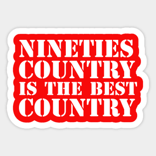 The BEST Country Sticker